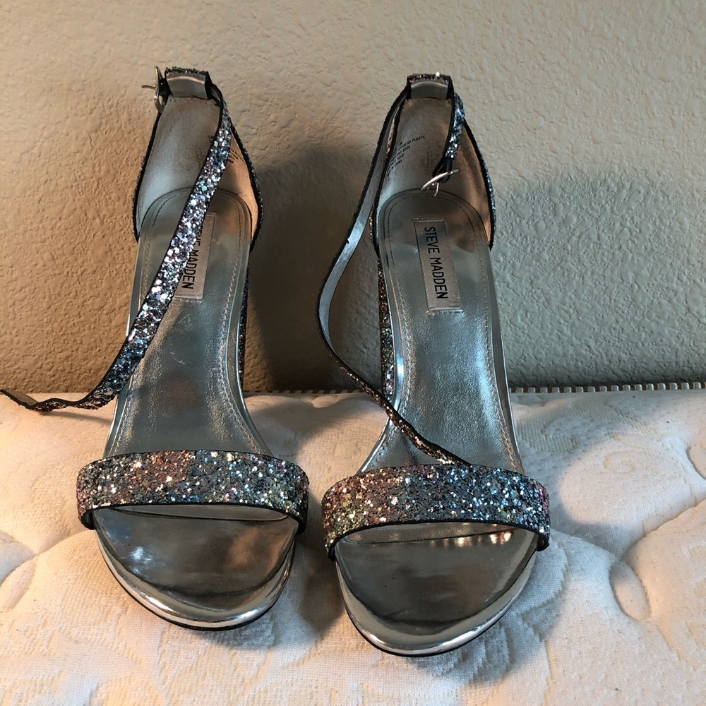 steve madden sparkle heels